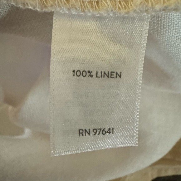 J.Jill Women’s Linen Pull-On Cropped Pants Size XL - Picture 4 of 5